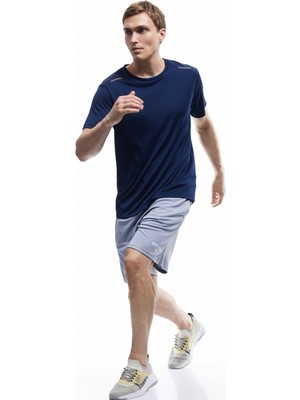 Koton Kısa Kollu Baskılı Regular Fit Bisiklet Yaka Spor Tişört