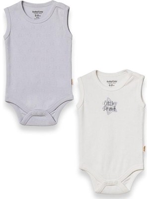 BabyCosy Organic Wear Bebek 2li Askılı Zıbın Body %100 Organik Pamuk - Bebek ve Yenidoğan Serisi - CSYR4518