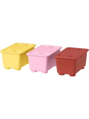 PremiumPort Çocuk Kalem ve Boya Kutusu Seti, Renkli Saklama Kabı, Pratik ve Şık Tasarım