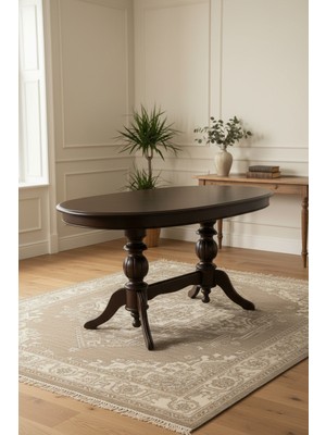 Kleinhaus Furniture Elegansia Masa Takımı, Oval Masa, Klasik Tasarım