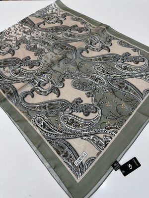 Qashka Saten Ipek Şal Etro Desen LBT0111
