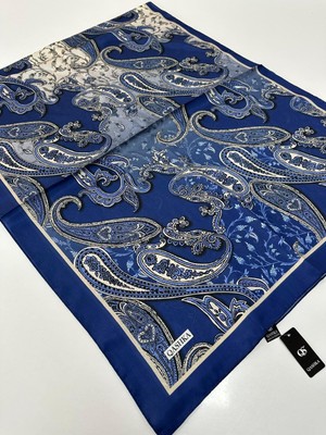 Qashka Saten Ipek Şal Etro Desen LBT0110