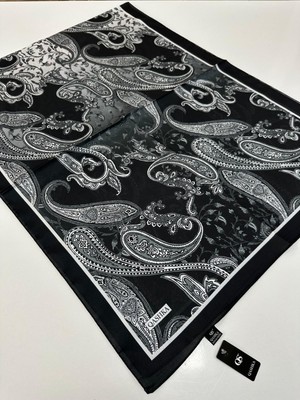 Qashka Saten Ipek Şal Etro Desen LBT0101