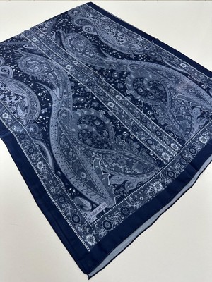 Arsel Moda Soft Pamuklu Şal Özel Seri Lacivert   LBD3102