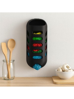 PremiumPort Siyah Plastik Saklama ve Düzenleme Kutusu, Pratik ve Şık Organizatör