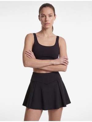Koton Çapraz Askılı U Yaka Kolsuz Crop Spor Bluz