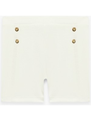 Koton Düğme Detaylı Viskon Karışımlı Mini Şort