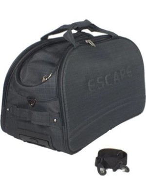 Escape Esc-26 Ekose Kumaş Büyük Boy Hostes Seyahat Çantası