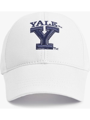 Koton Pamuklu Nakış Detaylı Yale Lisanslı Kep Şapka