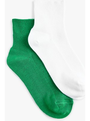 Koton 2'li Pamuklu Soket Çorap Seti