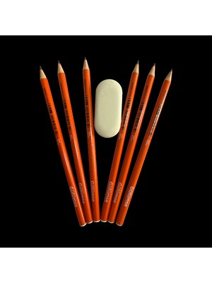 Stabilo Motto Kurşun Kalem - Gülümse - 6 Adet Kalem + 1 Adet Silgi