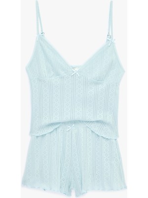 Koton Pamuklu Askılı Pijama Takımı