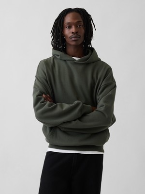Gap Erkek Haki Heavyweight Oversized Sweatshirt