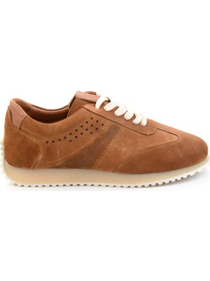 Bambi Tarçın Hakiki Deri Erkek Sneaker E01811042702