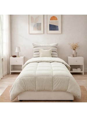 Luna Bueno Sherpa Comforter Tek Kişilik Uyku Seti