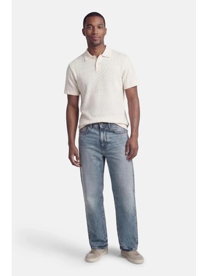 Jack & Jones Jack&jones 12293000 Yakali Erkek Tshirt - Krem