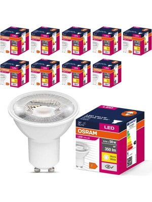 Osram LED Value PAR16 4.5W GU10 3000K Sıcak Beyaz Ampul 10 Adet