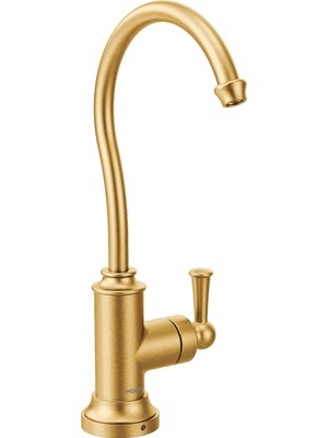 Moen S5510BG Sip Geleneksel Soğuk Su Mutfak Içecek Musluk Isteğe Bağlı Filtrasyon Sistemi Ile, Fırça