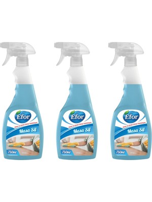 Mts Hijyen Masa Sil 750 ml 3’lü | Masa ve Genel Yüzey Temizleyici Sprey