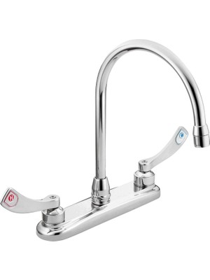 Moen Kırmızı Şarap Bardağı Commercial M-Dura Mutfak Armatürü 2,2 Gpm, Krom