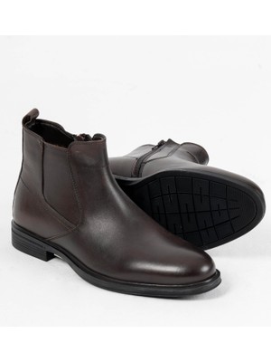 Kışlık Erkek Bot Ayakkabı Kahverengi T13368