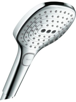 Hansgrohe 4528000 Raindance Select E120 Düşük Akış 2,0 Gpm El Duşu, Krom, Dakikada Galon