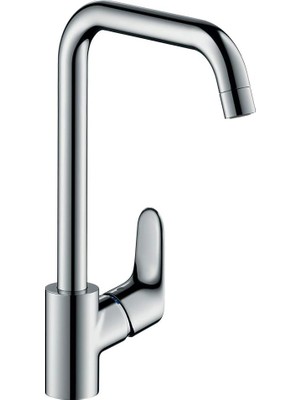Hansgrohe Focus M41 - Mutfak Musluğu, 1 Tip Çelik, Çıkış Yüksekliği 260 mm Olan Mutfak Musluğu, 360°
