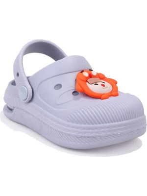 Dagoster DJA75-2316 Gri Ortopedik Günlük Işıklı Erkek Çocuk Cross Spor Terlik