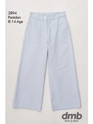 Waka Waka Kids Store 2894 Çocuk Kız Pantolon Dmb - Mavi - 8-9 Yaş
