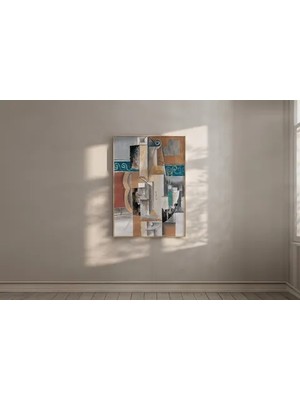 Vivense Picasso El Yapımı Ahşap Çerçeveli Tablo, 50X70, Iı