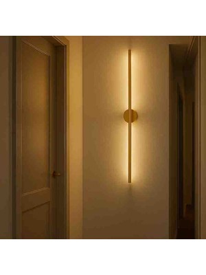 Led Vitrini Gold Kasa LED Duvar Apliği Modern Lüks Tasarım