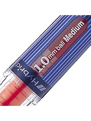 Pentel K230-B Hybrid Gel Grip Dx Yedekli Jel Roller Kalem Dolmakalem Gövdeli, 1 mm