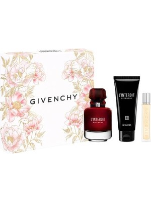 Givenchy L'ınterdit Rouge Edp 80 ml Set