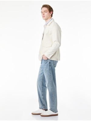 Koton Pamuklu Normal Bel Vintage Straight Jean Pantolon
