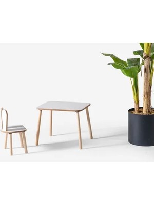 Vivense Bunny Masa Takımı 1 Sandalye, Beyaz