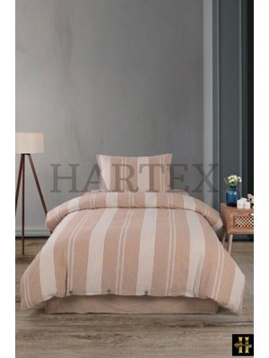 Hartex Soft Cotton Çarşaflı Tek Kişilik Nevresim Takımı