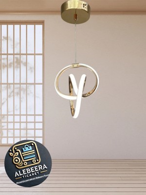 Kumsar Aydınlatma Mini Imza Avize Modeli (Gold Kasa)
