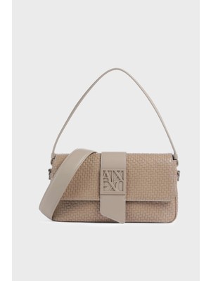 Armani Exchange Logolu Çıkarılabilir Askılı Çanta Bayan Çanta XW002592 AF22628 U6223