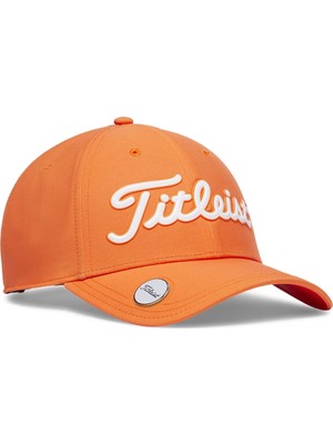 Titleist Player Performance Ball Marker Golf Şapkası Turuncu/beyaz TH25APMN2-61