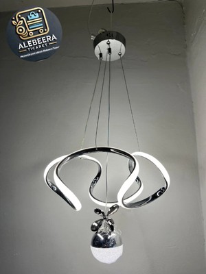 Kumsar Aydınlatma Drone  LED Avize Modeli ( Gümüş Kasa )