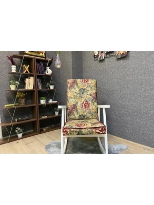 Vivense Trend Sallanan Sandalye, Gül, Ahşap, Lake Ayak