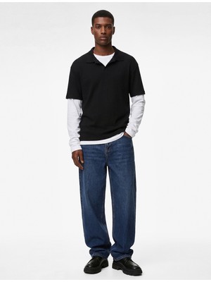 Koton Kısa Kollu Pamuklu Slim Fit Polo Yaka Tişört