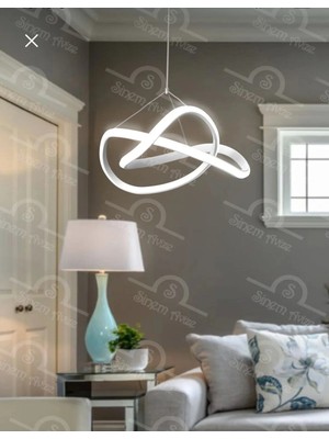 Kumsar Aydınlatma Como Tek Ledli Krom Kristal Ledli - Salon-Oturma Odası- Hol - Avize Aydınlatma