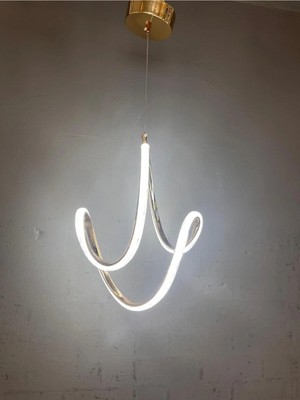 Kumsar Aydınlatma Bağdem Tek Top Kristal Avize (3 Renk Yanar)