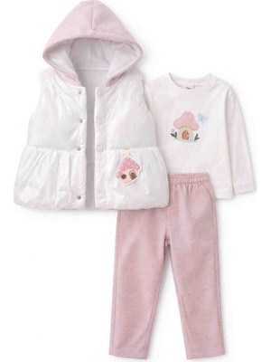 Wow Kız Çocuk Şişme Yelekli 3’lü Takım