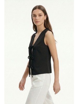 Rays Siyah Bağcıklı Yelek 8382A