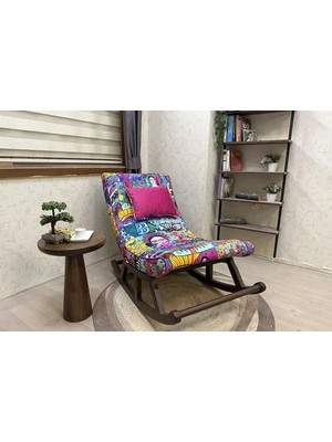 Vivense Miskin Sallanan Sandalye, Diego, Ahşap, Ceviz Ayak