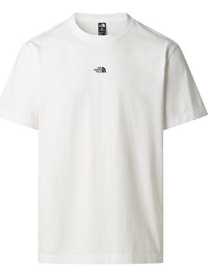 The North Face M Essential Center Logo Relaxed Erkek Outdoor Tişörtü NF0A8GQEFN41BEYAZ