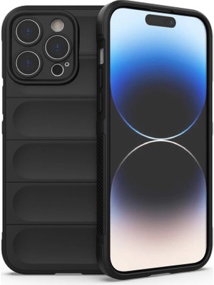 Akinco Iphone 14 Pro Kılıf Optimum Silikon - Siyah