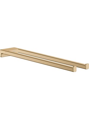 Hansgrohe -Havlu Tutacağı Çift Saplı 7,62 cm Fırçalanmış Bronz, 41770140